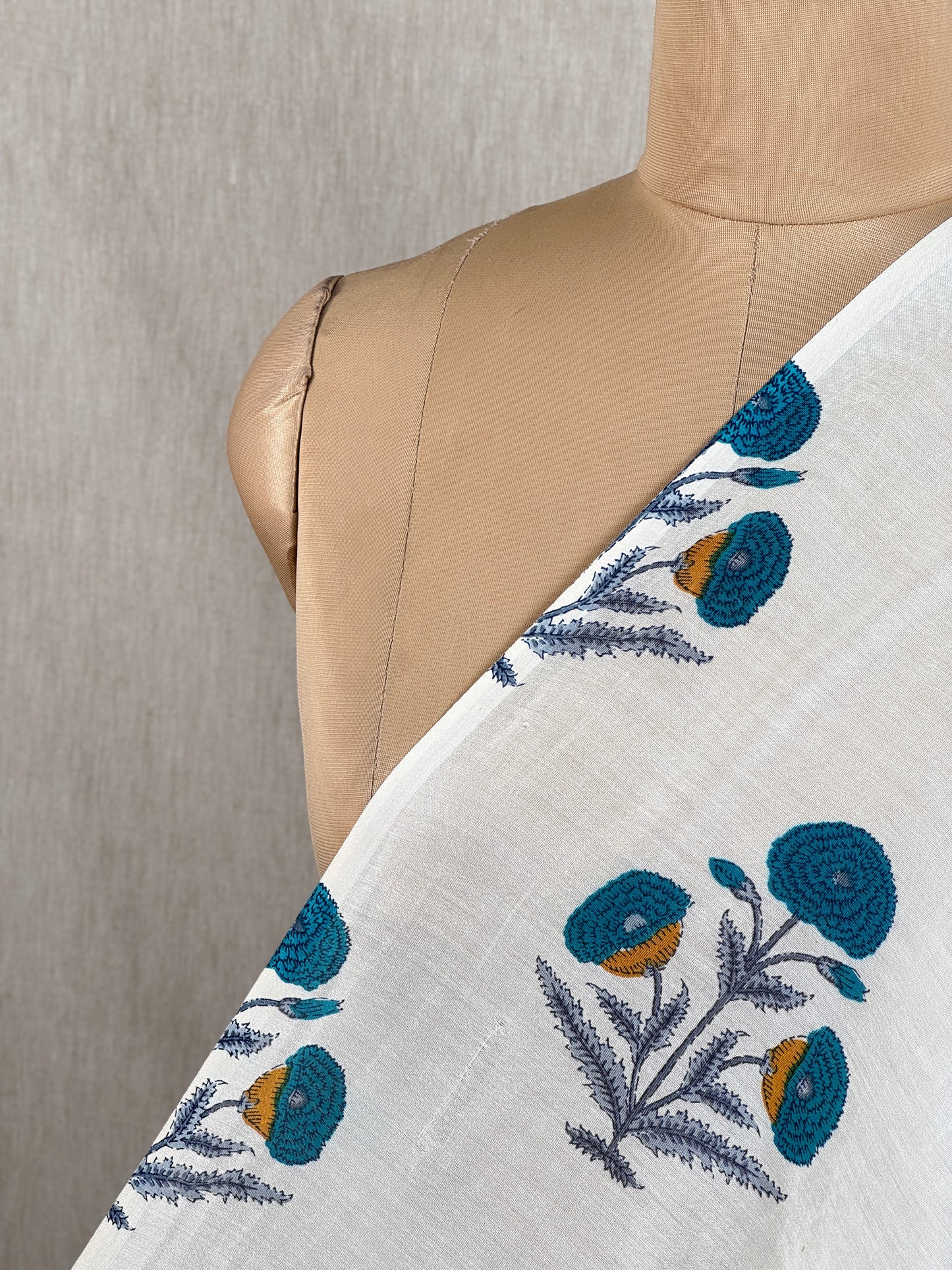 Printed Chanderi Fabric