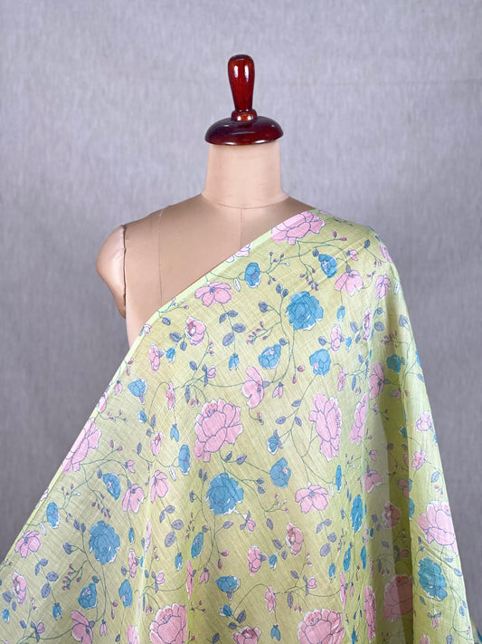 Printed Chanderi Fabric