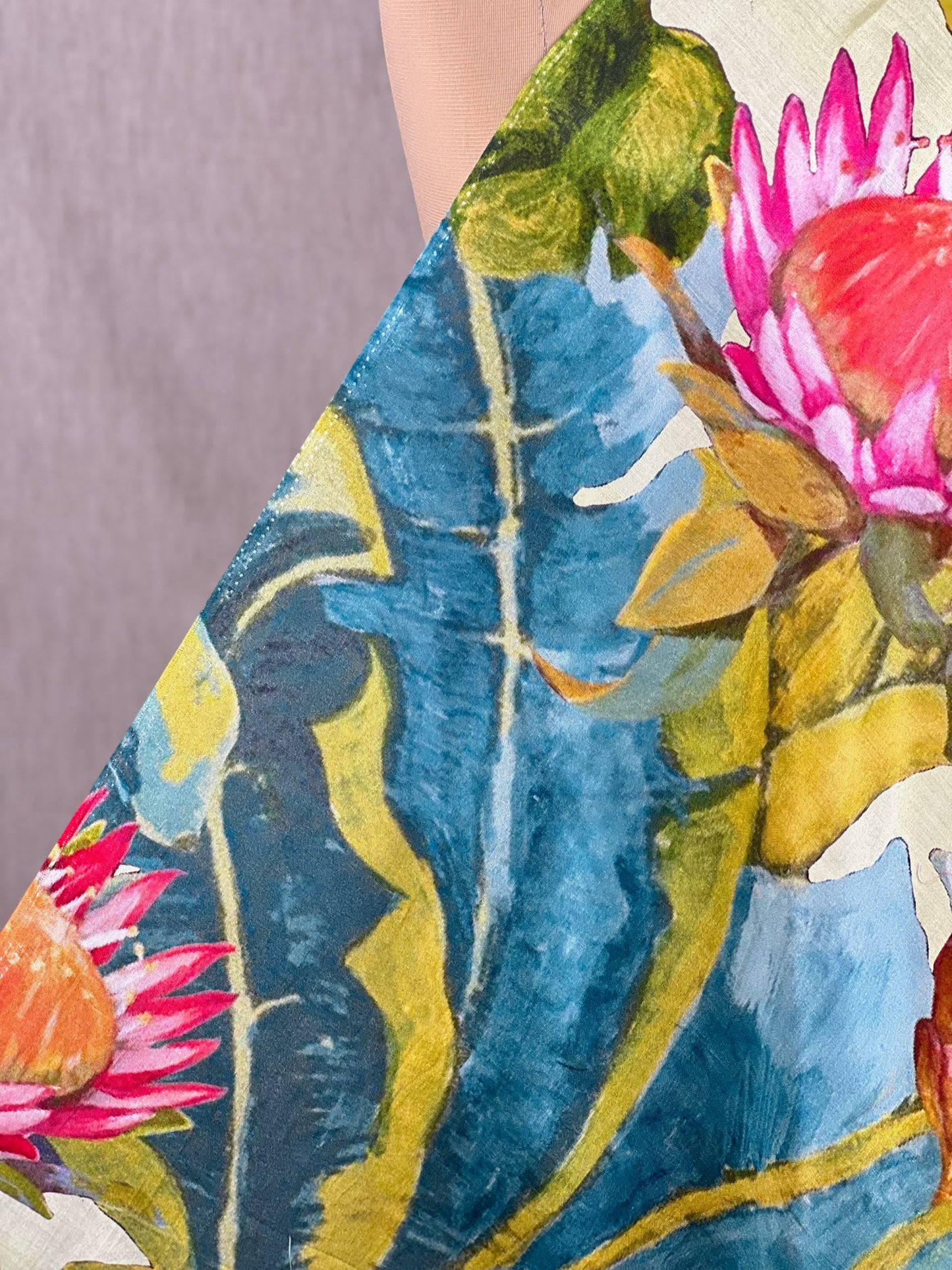 Digital Printed Muslin Fabric