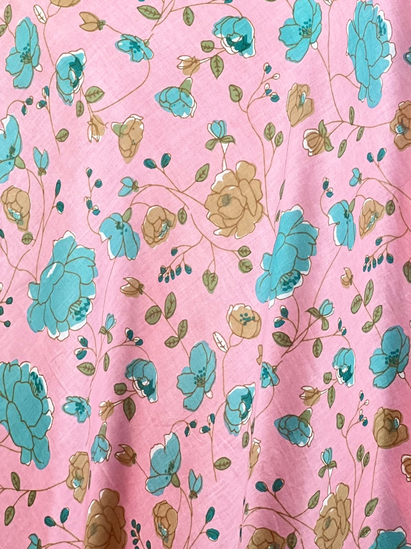 Printed Mulmul Cotton  Fabric