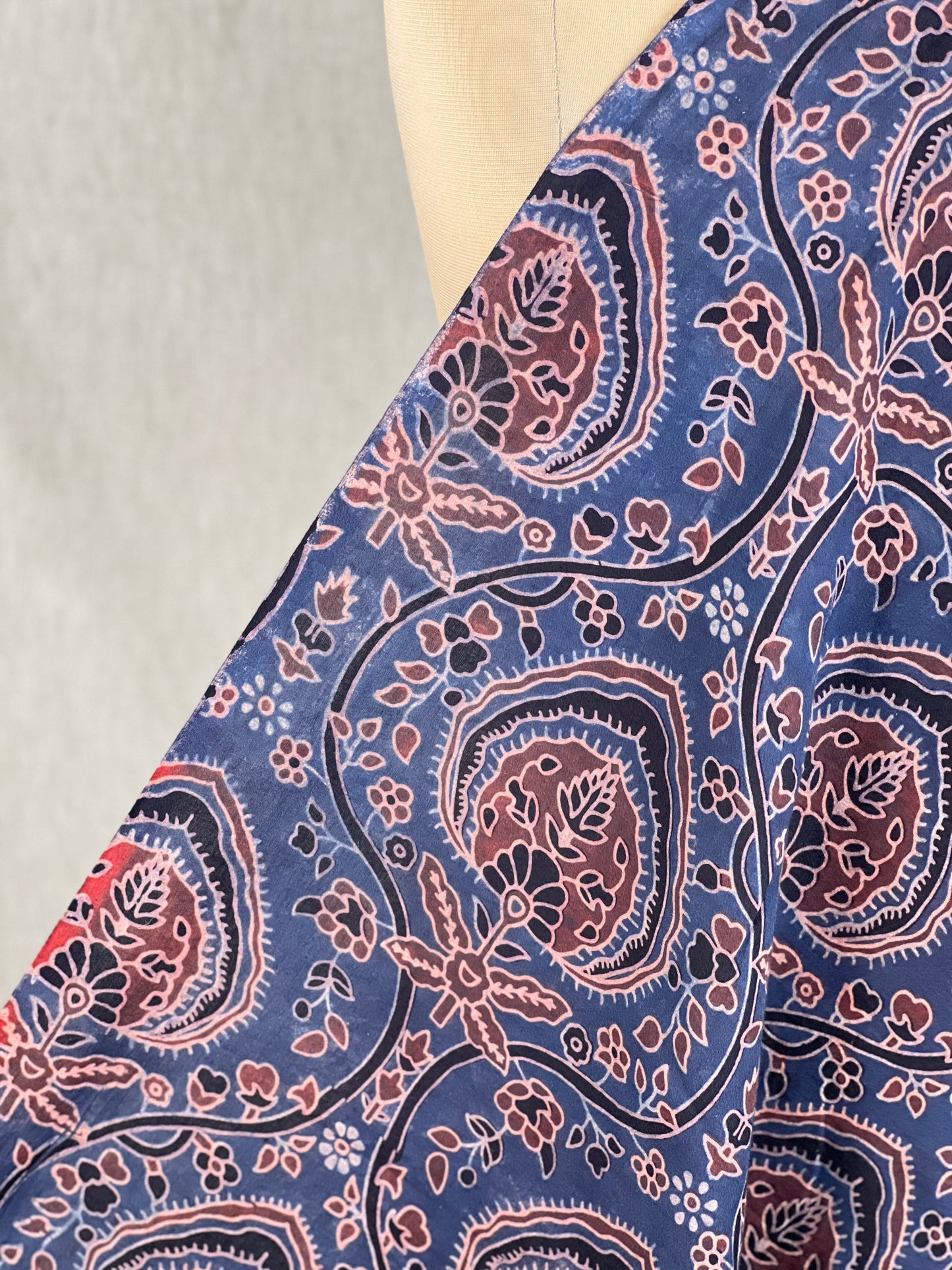 Ajrak Printed Modal  Fabric