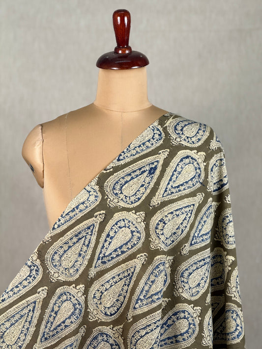 Kalamkari printed modal fabric