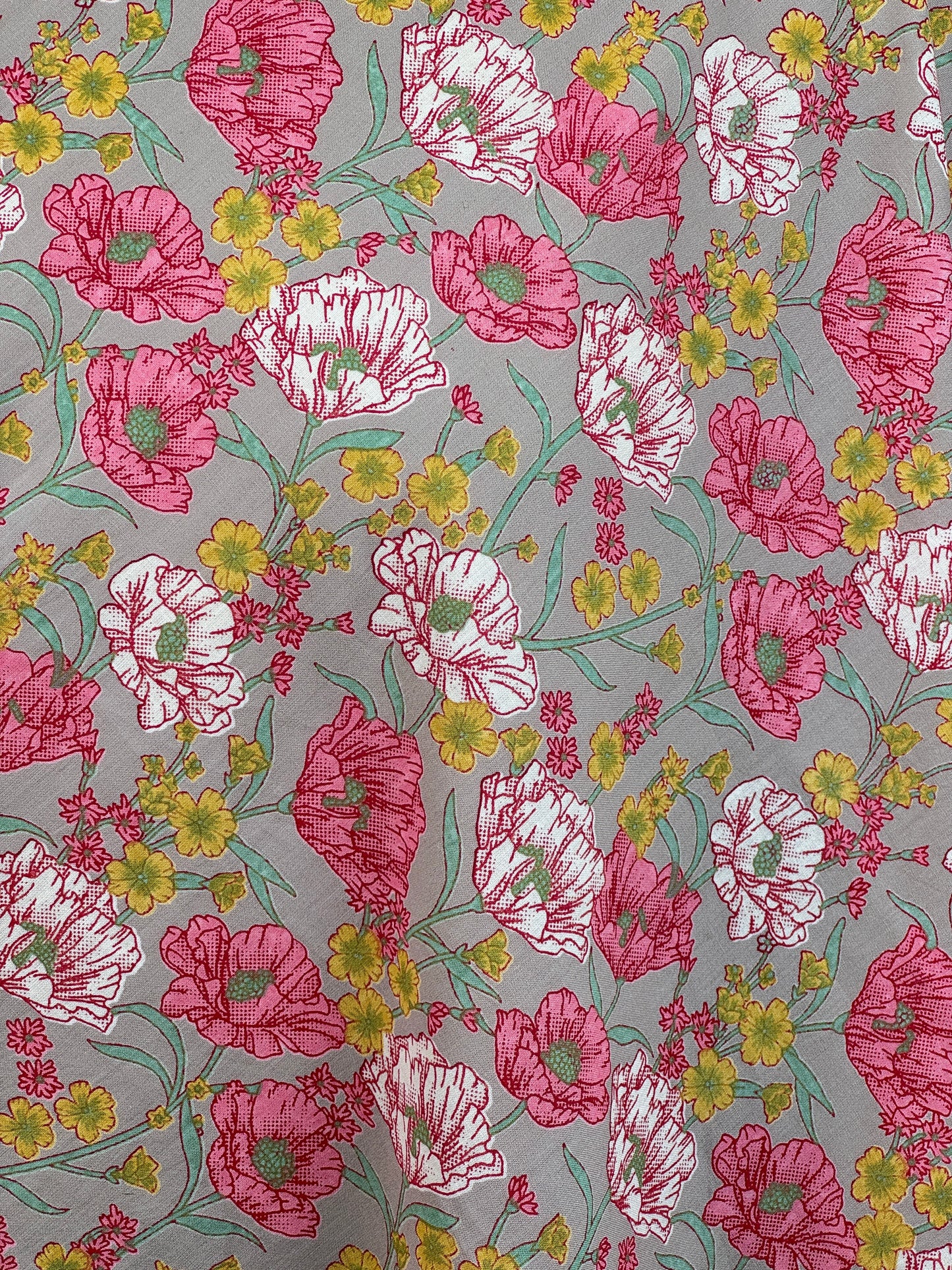 Discharge Printed Cotton Fabric