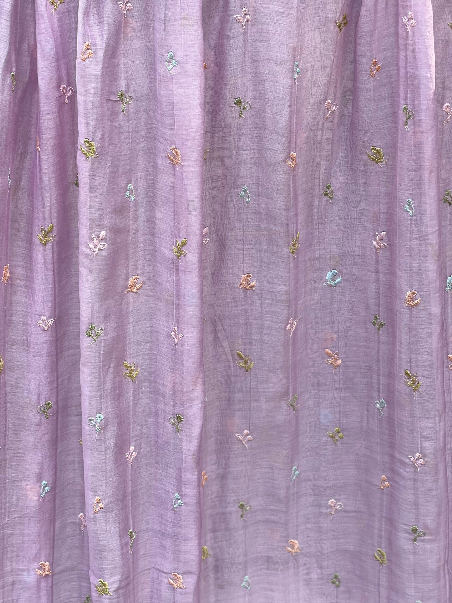 Embroidered 40gm Banarasi Chanderi Fabrics