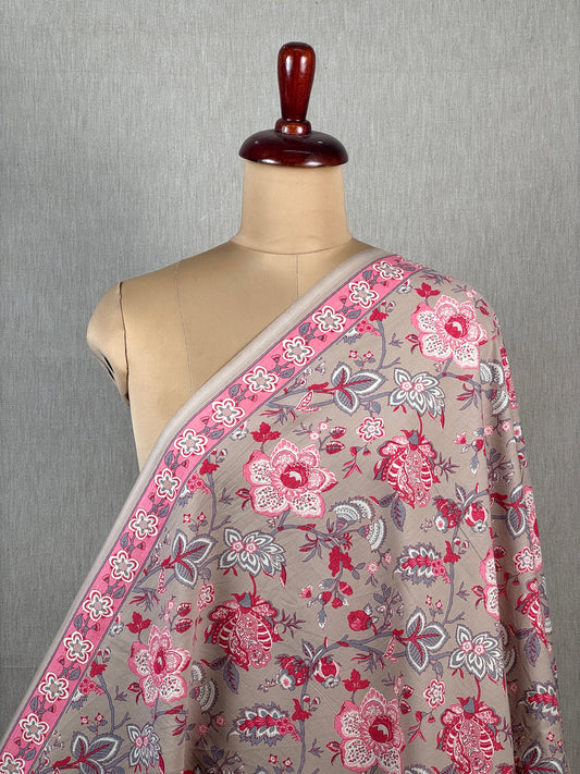 Discharge Printed Cotton Fabric