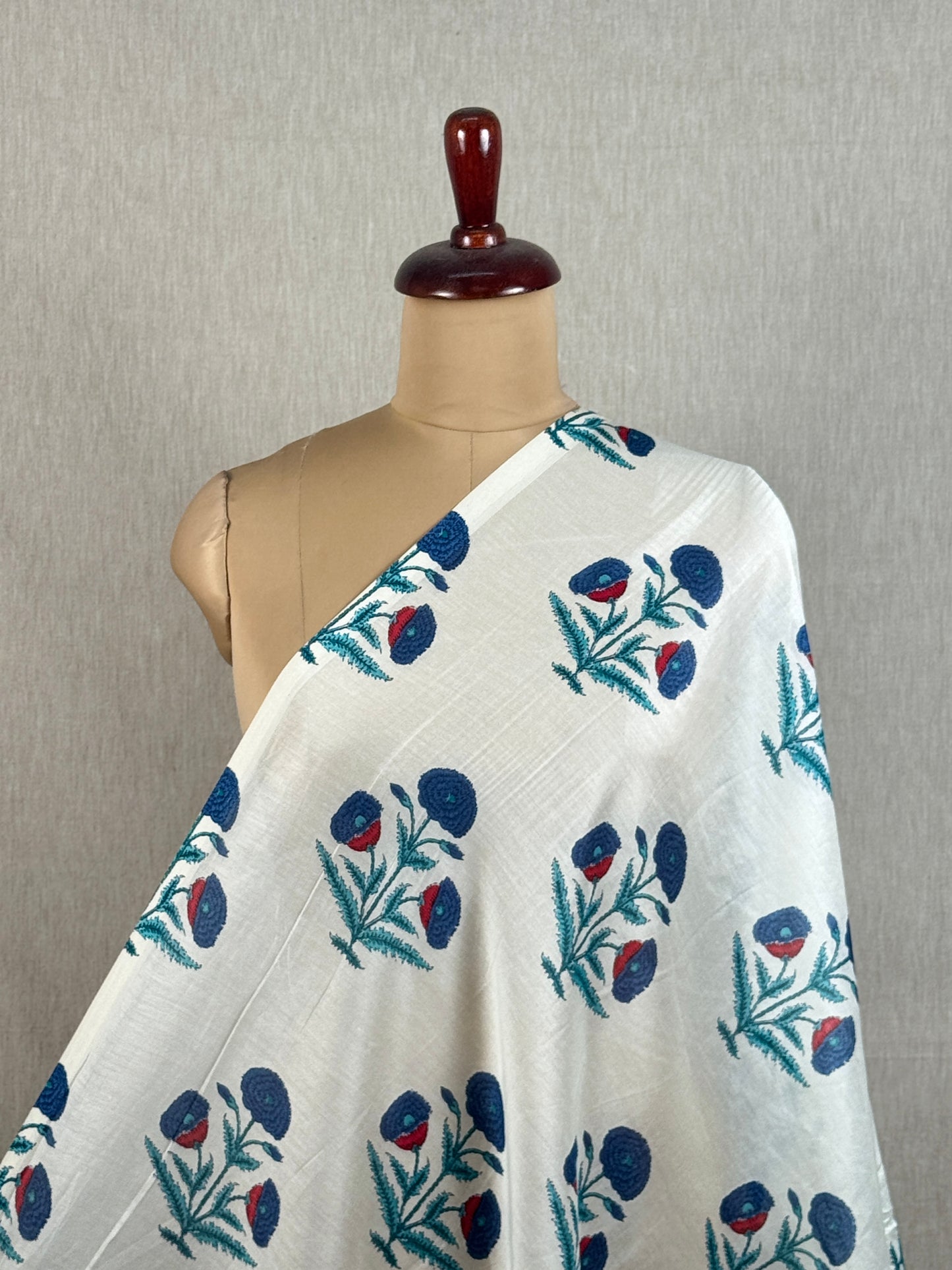Printed Chanderi Fabric