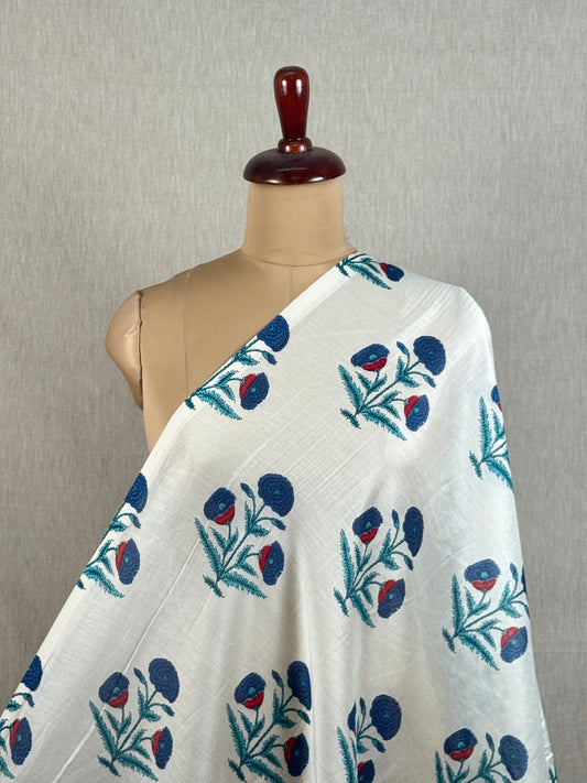 Printed Chanderi Fabric