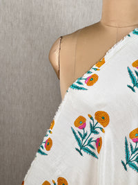 Printed Muslin Fabric
