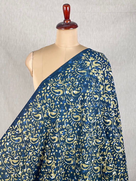 Bagru Hand-Printed Cambric Cotton Fabrics