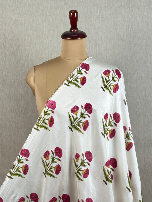 Printed Muslin Fabric