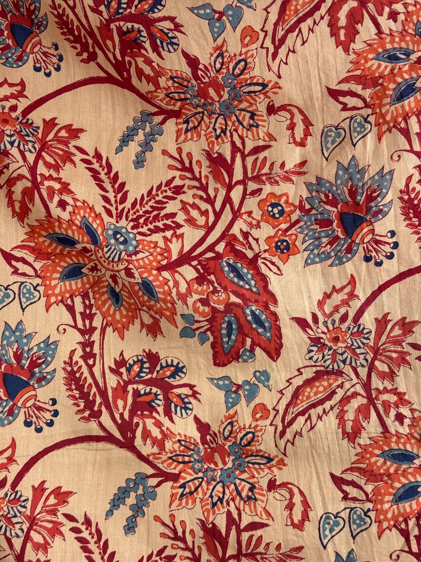 Printed Mulmul Cotton  Fabric