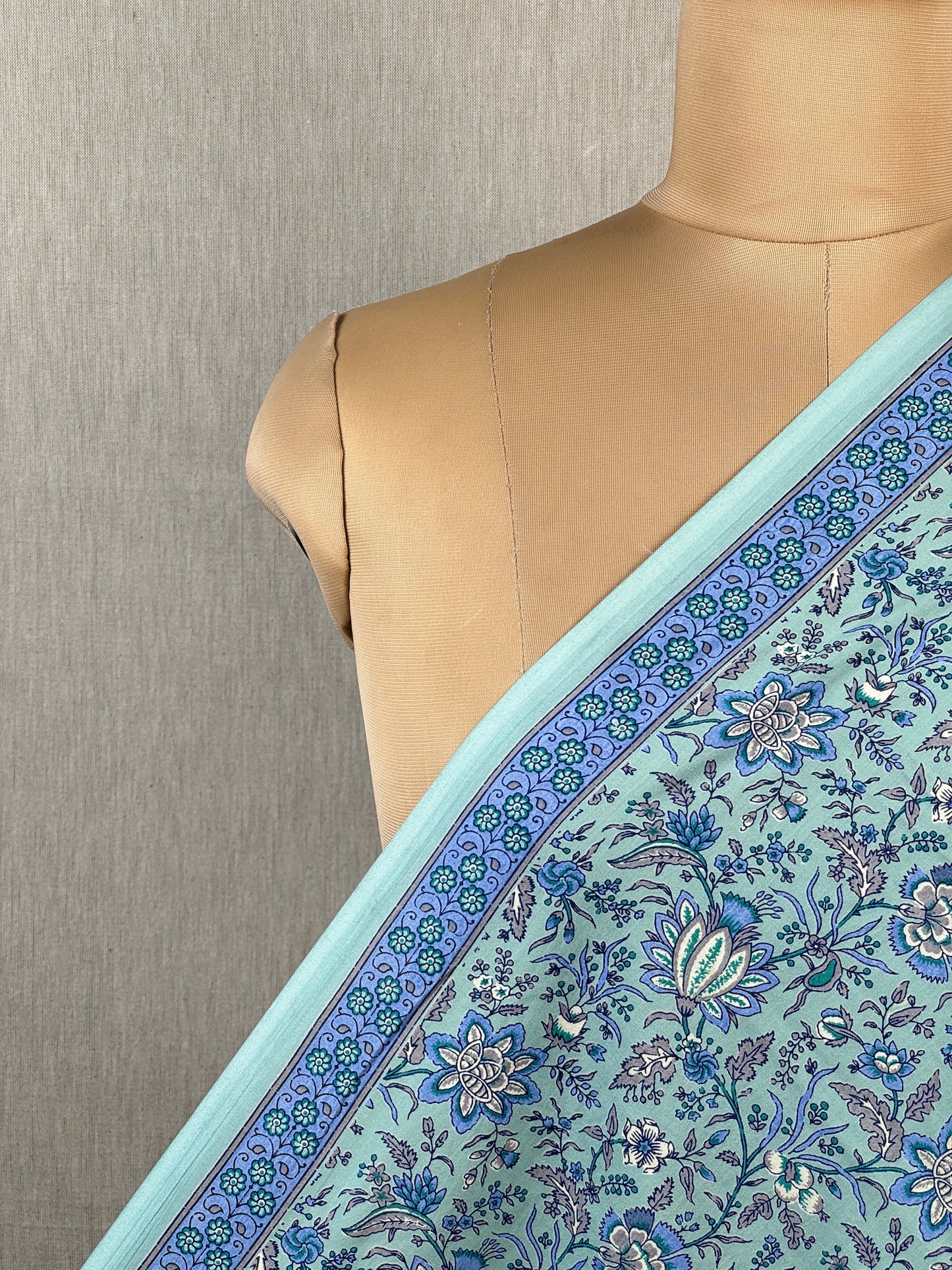 Discharge Printed Cotton Fabric
