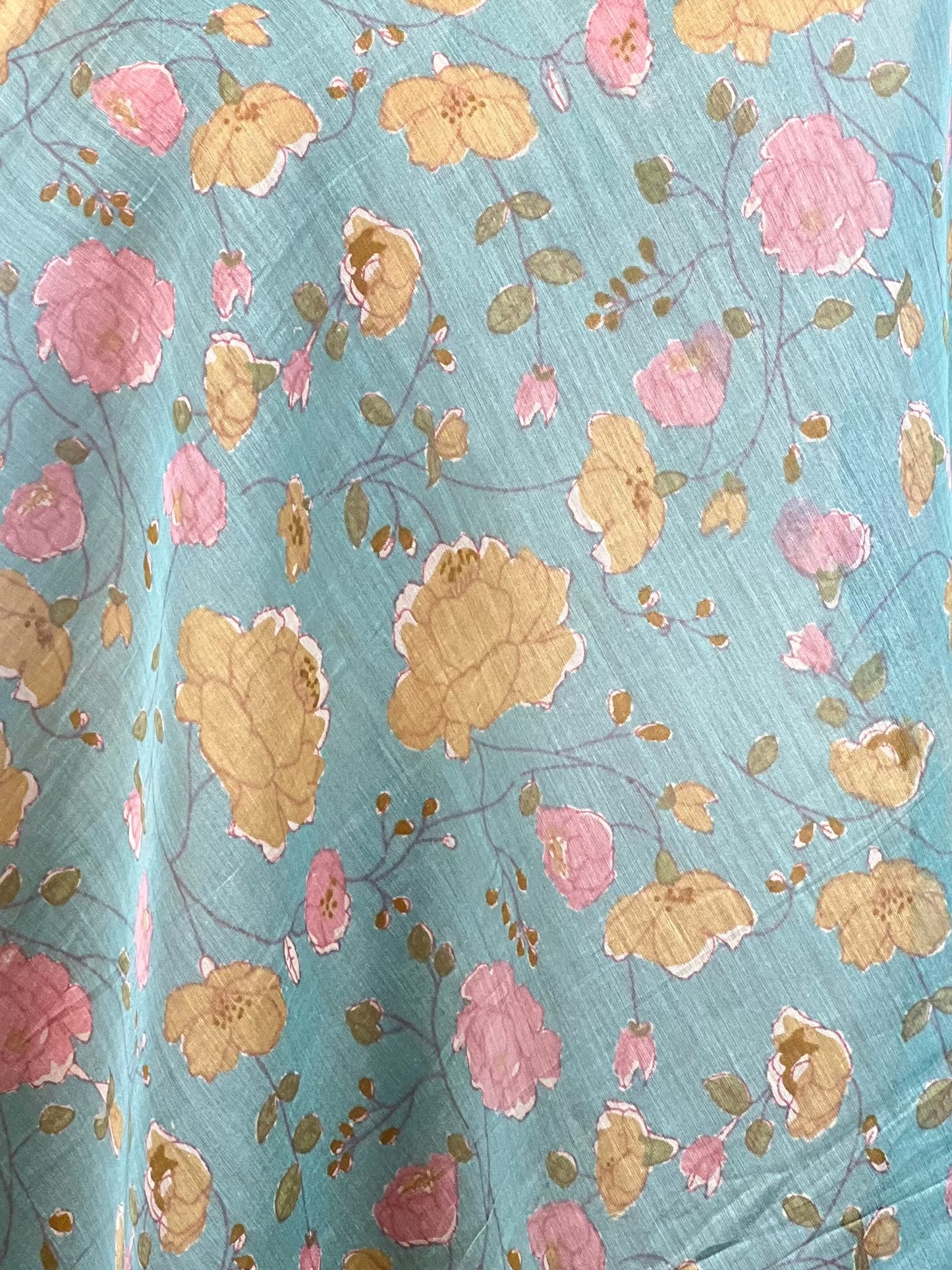 Printed Chanderi Fabric