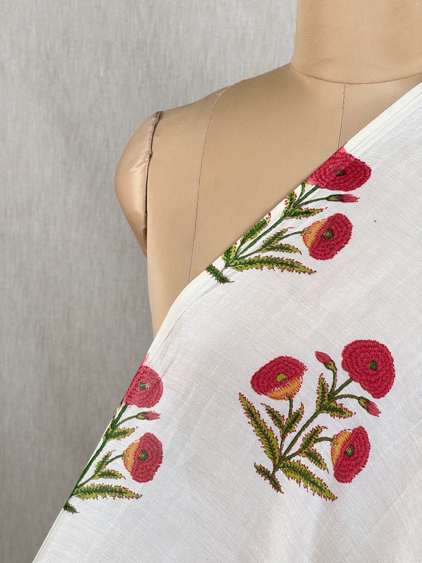 Printed Chanderi Fabric