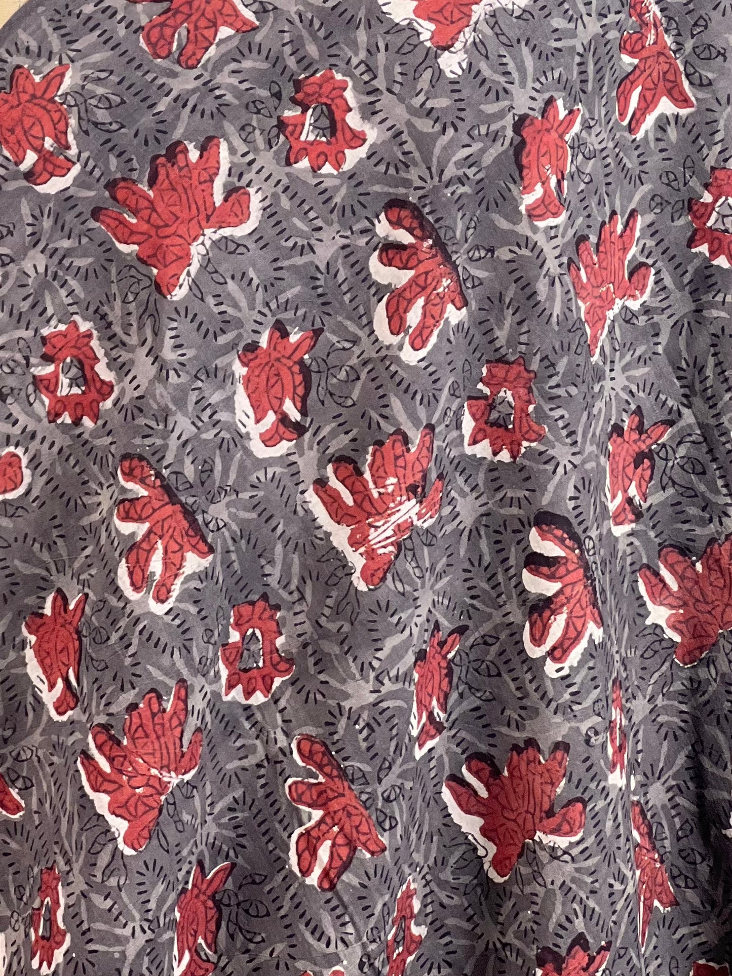 Bagru Hand-Printed Cambric Cotton Fabrics