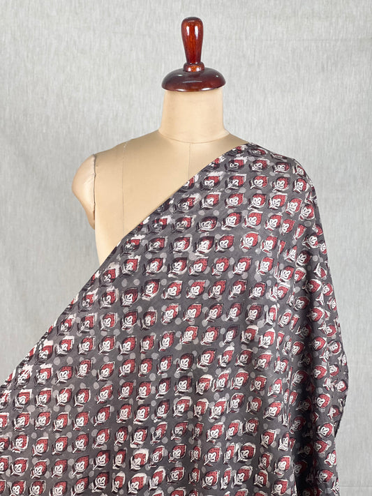 Bagru Hand-Printed Cambric Cotton Fabrics