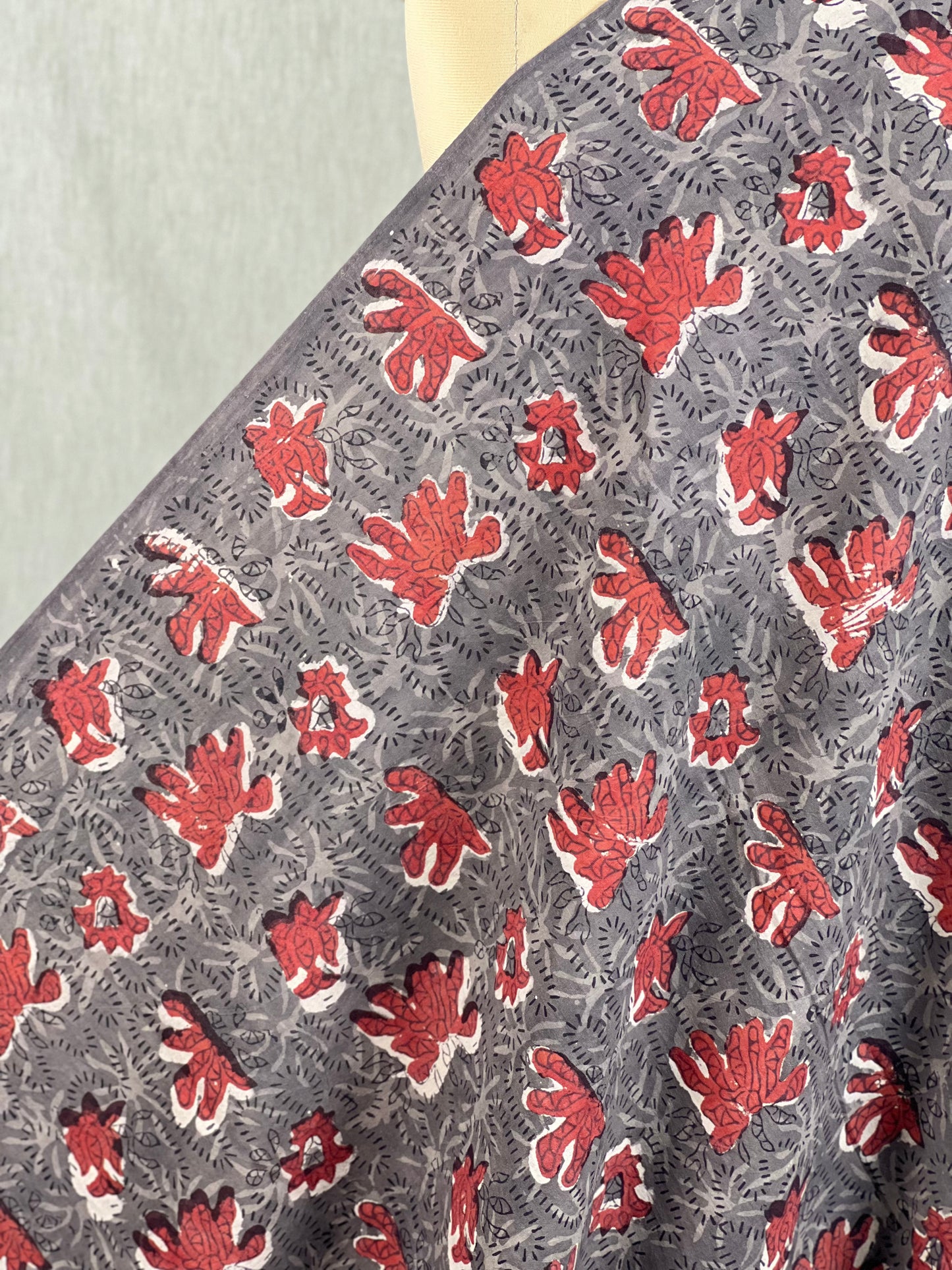 Bagru Hand-Printed Cambric Cotton Fabrics