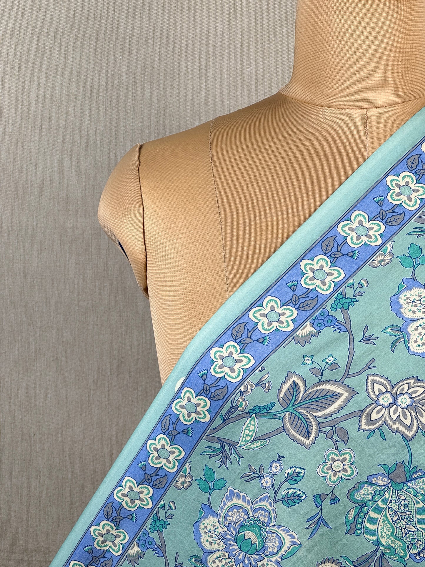 Discharge Printed Cotton Fabric