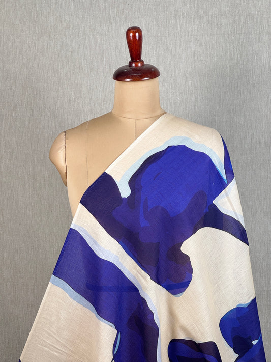 Digital Printed Mulmul Cotton  Fabric