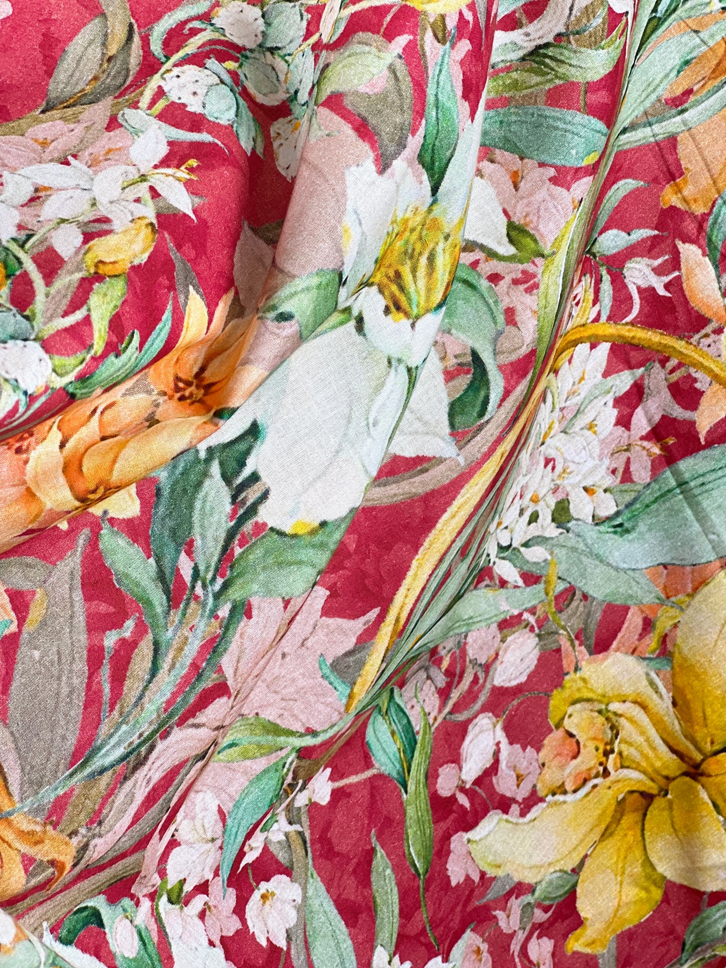 Digital Printed Cambric Cotton Fabric