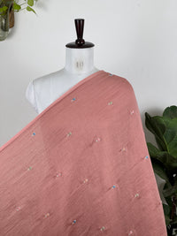 Pearl Embroidered 40gm Banarasi Chanderi Fabrics