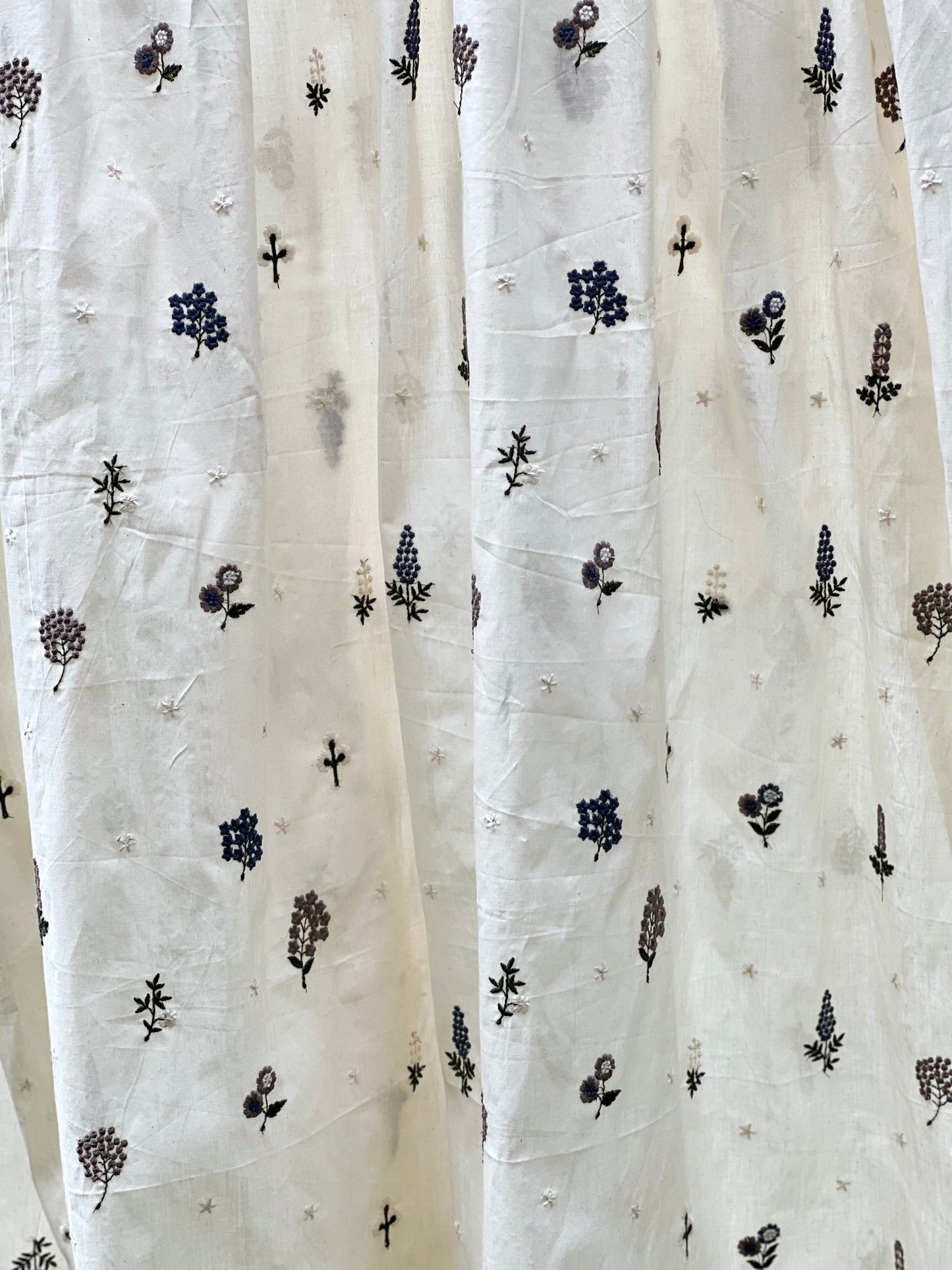 Embroidered Kora Cotton Fabric