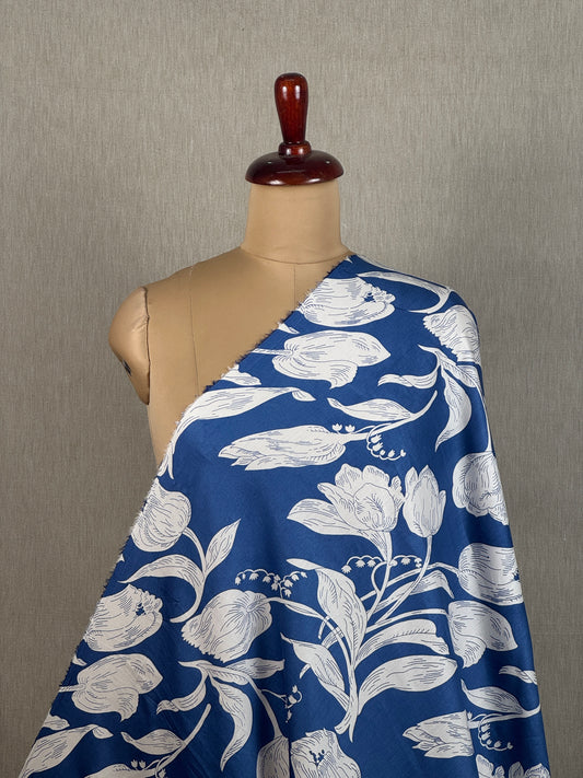 Printed Mulmul Cotton  Fabric