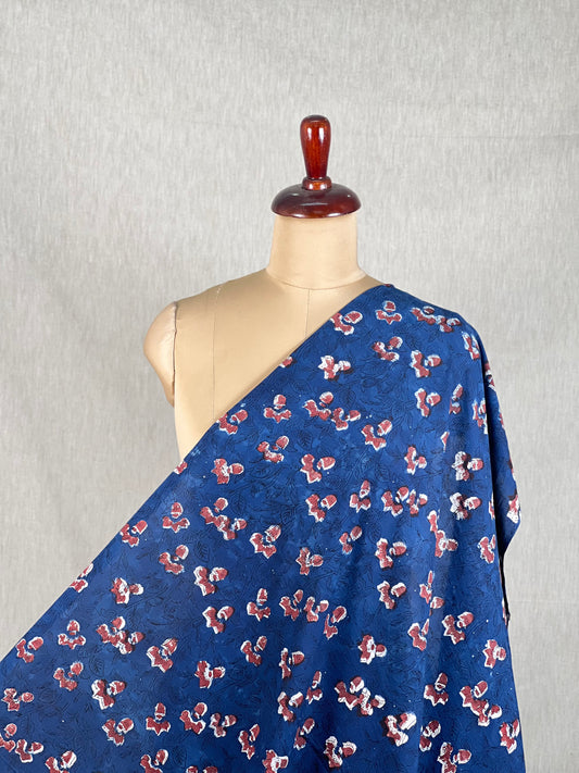 Bagru Hand-Printed Cambric Cotton Fabrics