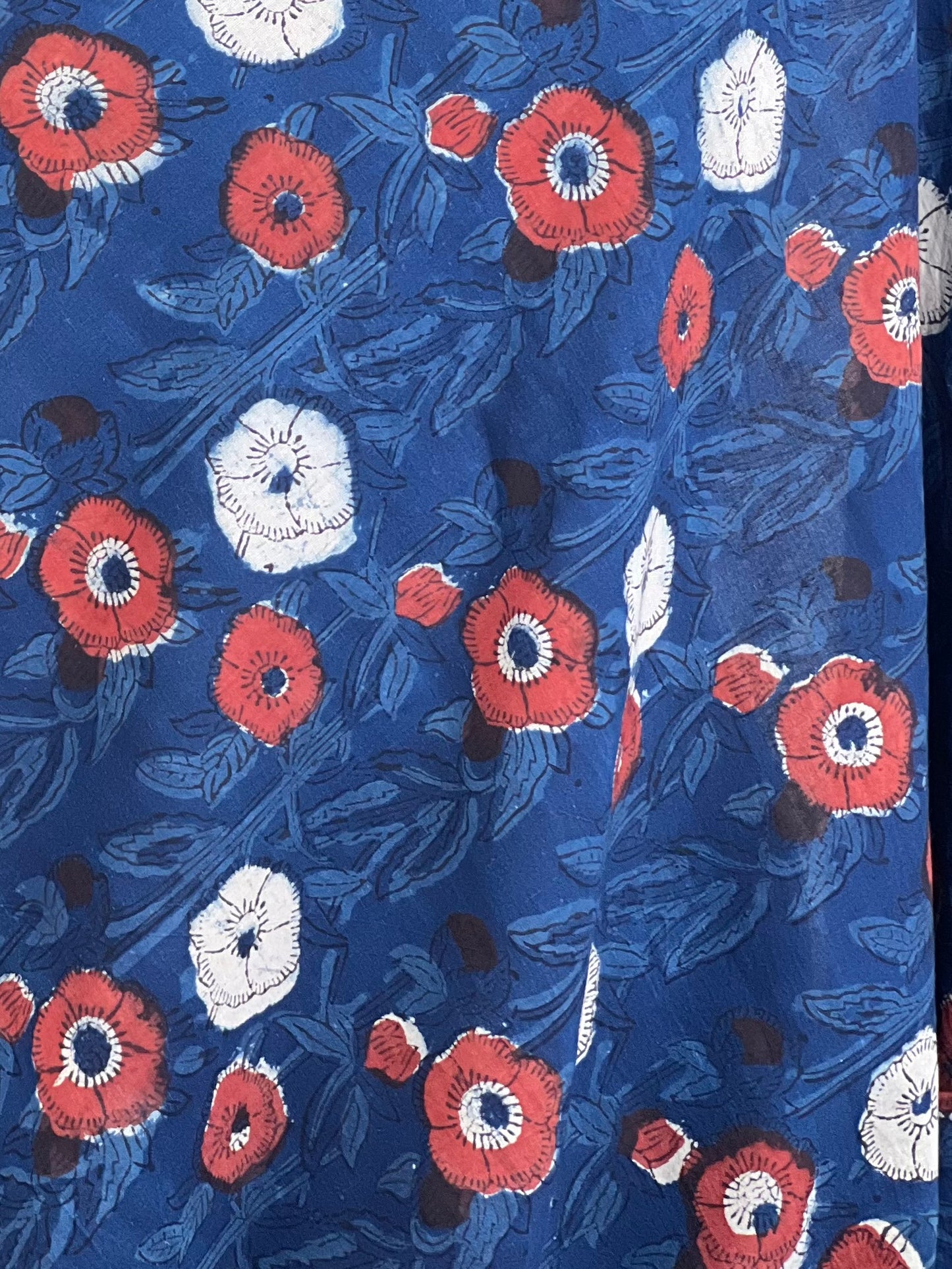 Bagru Hand-Printed Cambric Cotton Fabrics