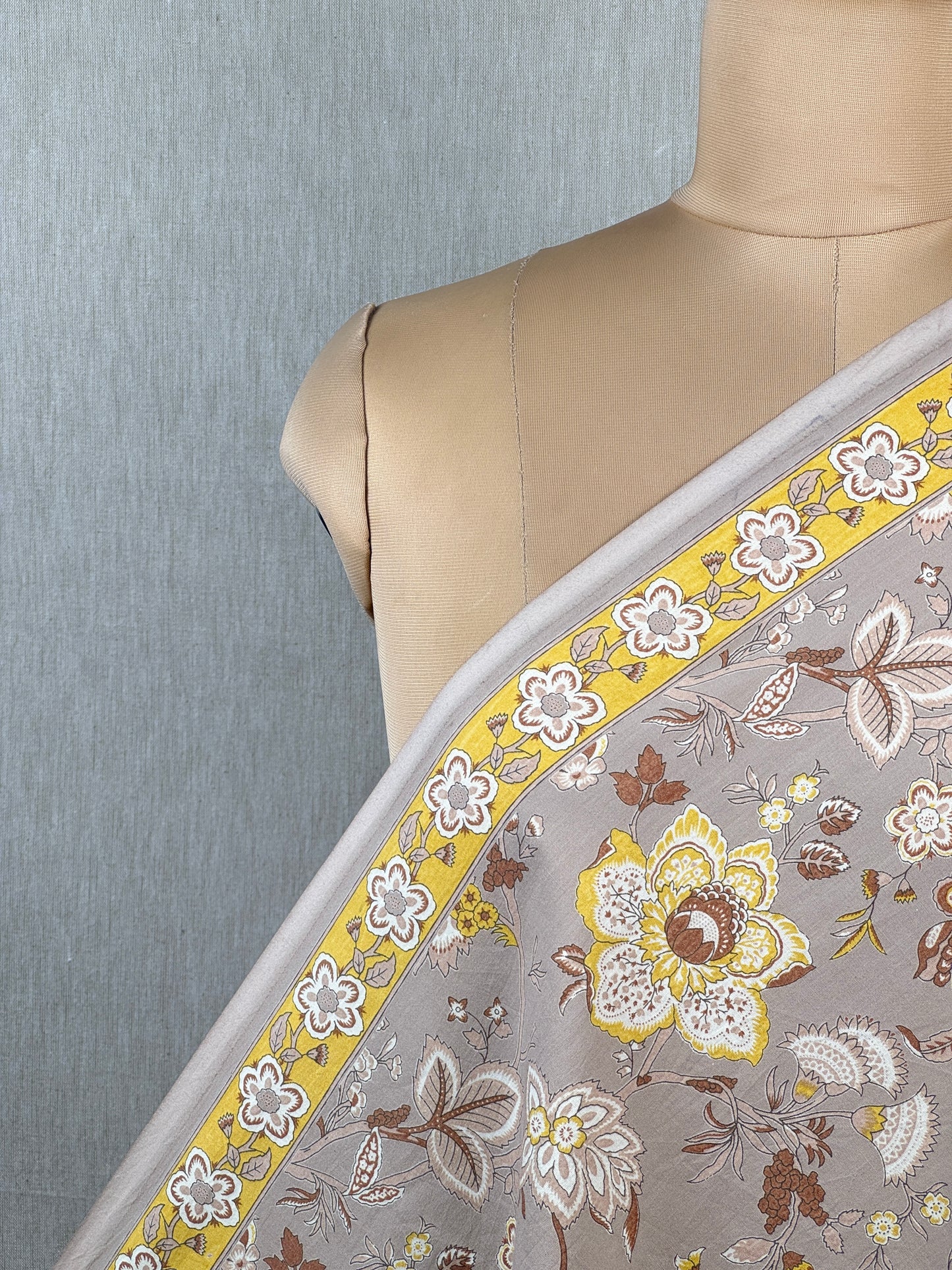 Discharge Printed Cotton Fabric