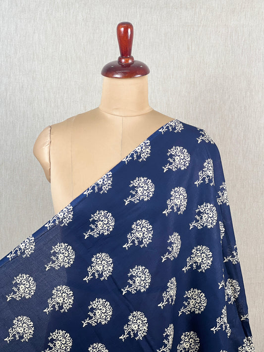 Printed Mulmul Cotton  Fabric