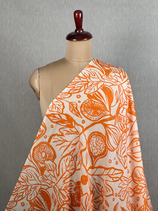 Digital Printed Mulmul Cotton  Fabric