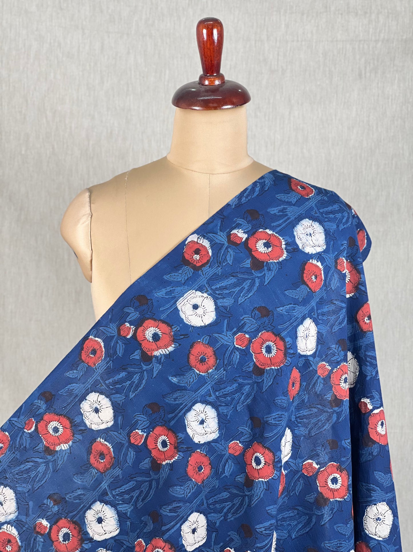 Bagru Hand-Printed Cambric Cotton Fabrics