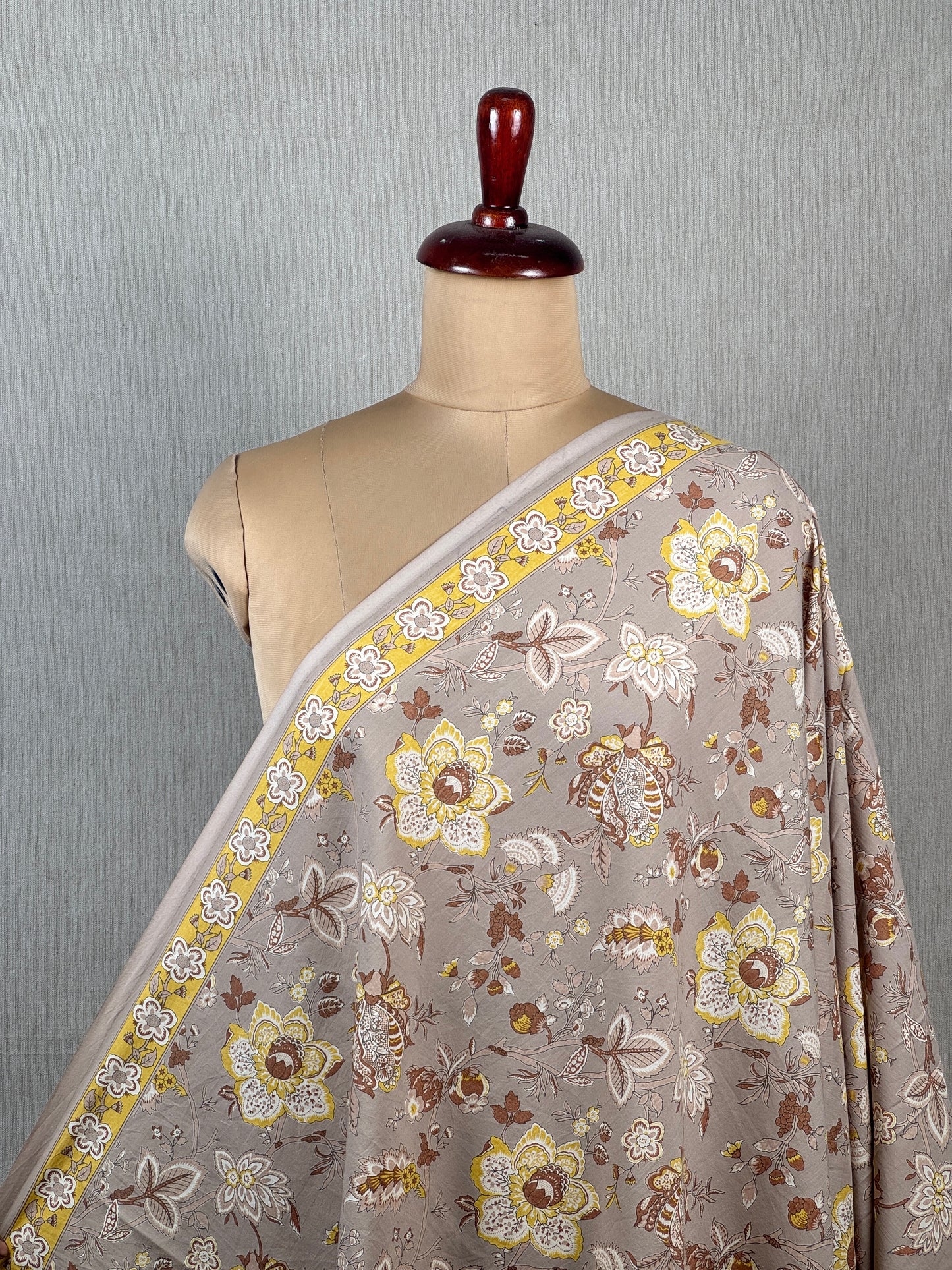 Discharge Printed Cotton Fabric