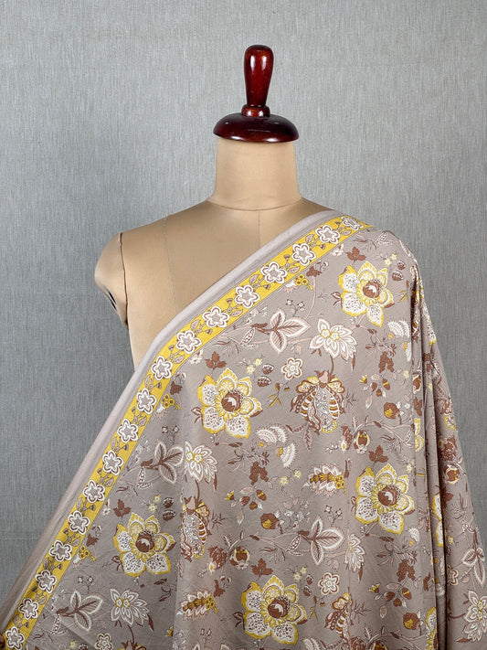 Discharge Printed Cotton Fabric