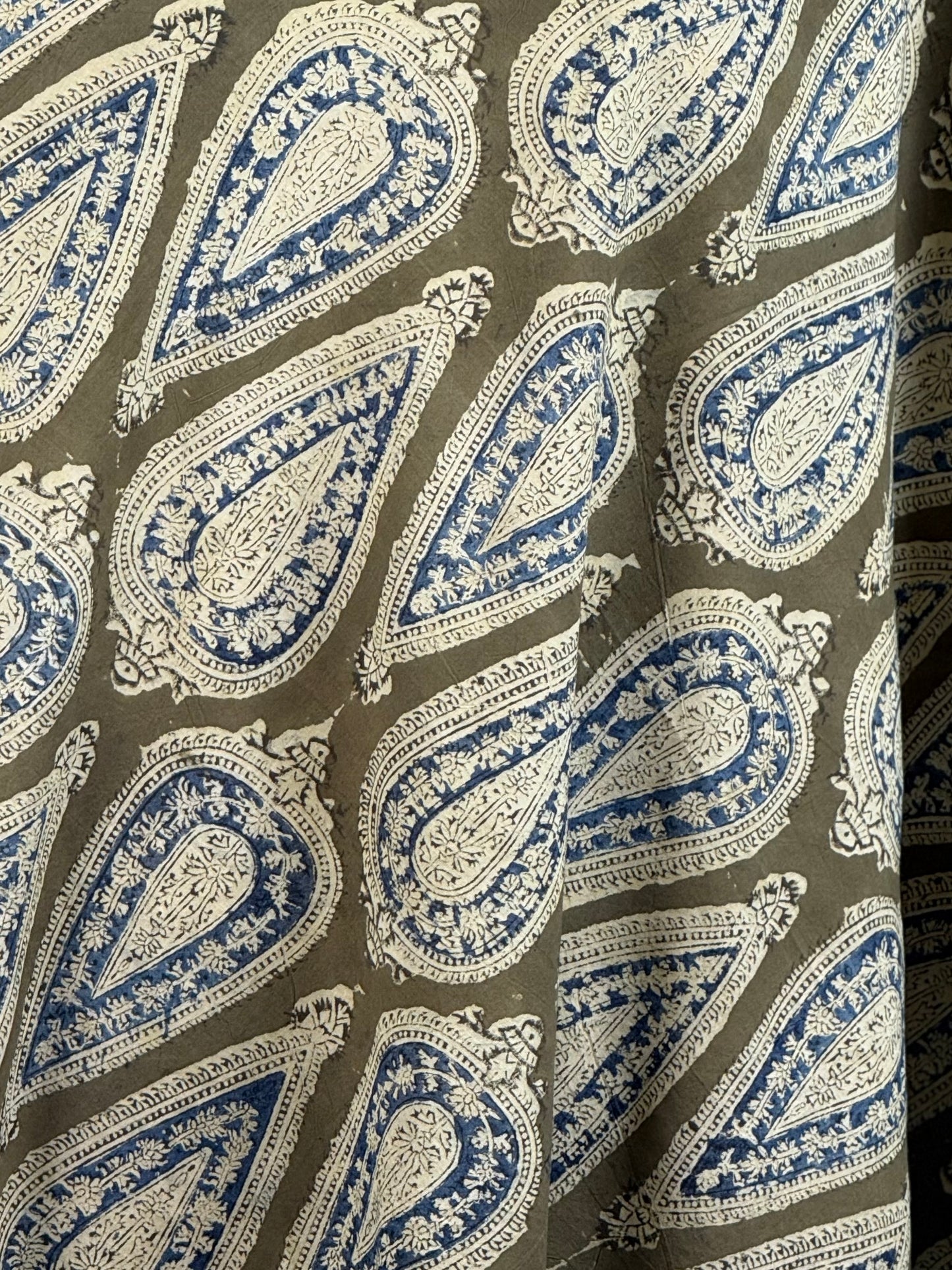 Kalamkari printed modal fabric