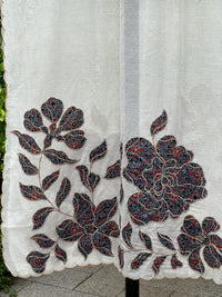 Applique Embroidered Chanderi Dupatta