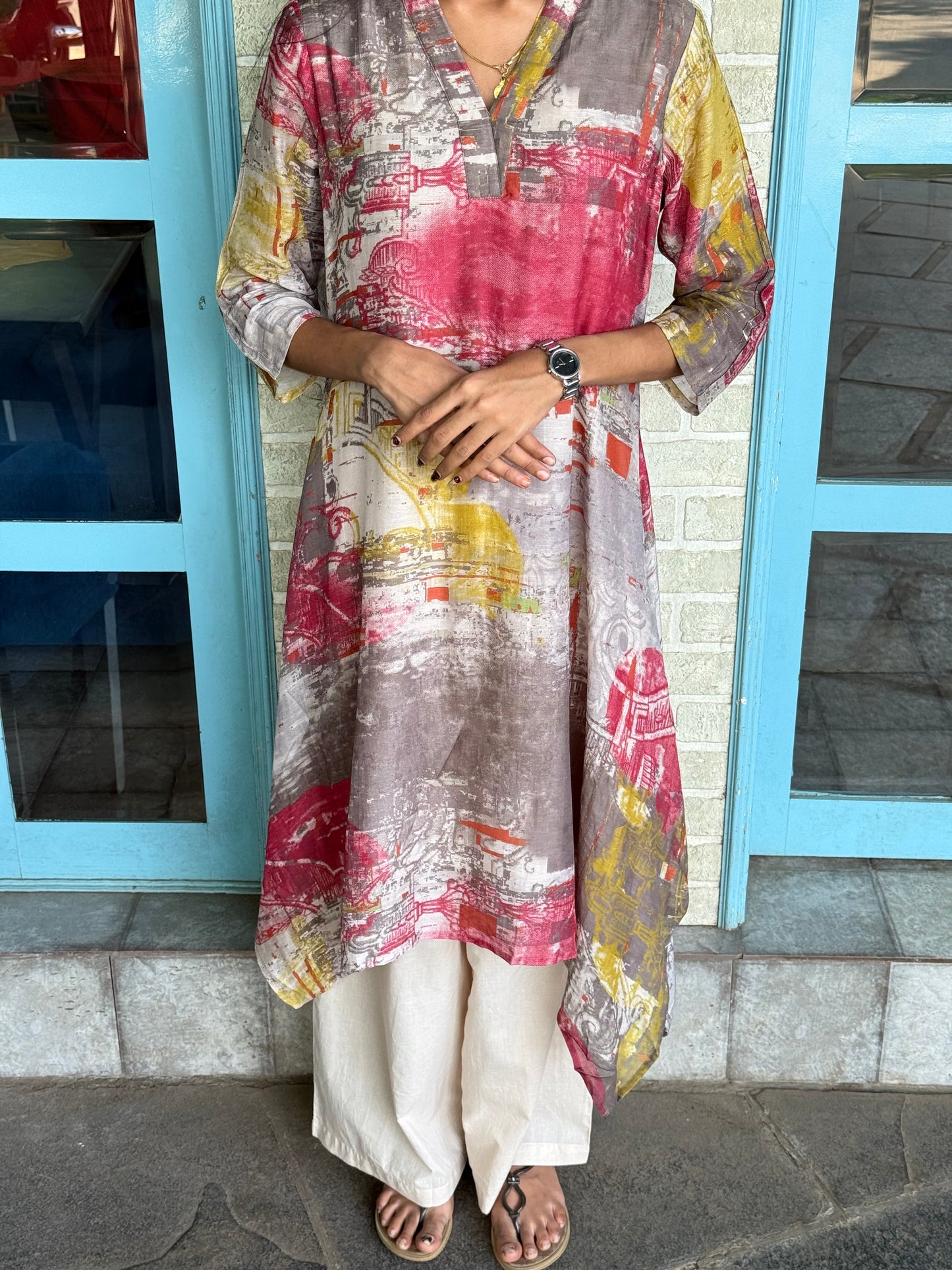 Cotton Linen Salwar Suits