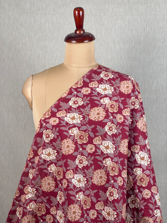 Discharge Printed Cotton Fabric