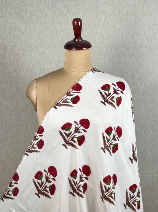 Printed Muslin Fabric