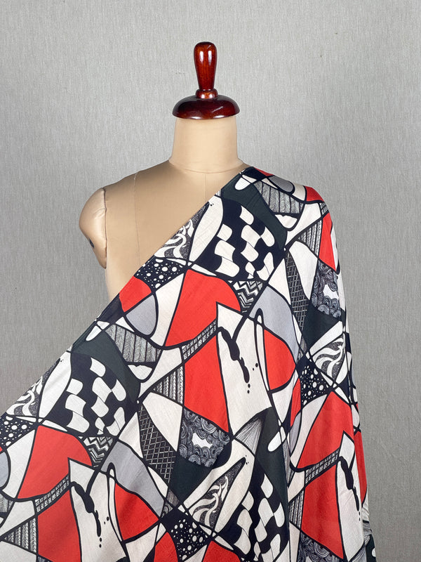 Digital Printed Muslin Fabric
