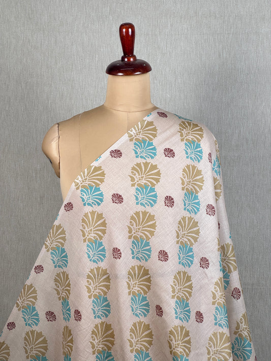 Digital Printed Mulmul Cotton  Fabric