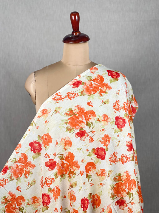 Printed Mulmul Cotton  Fabric