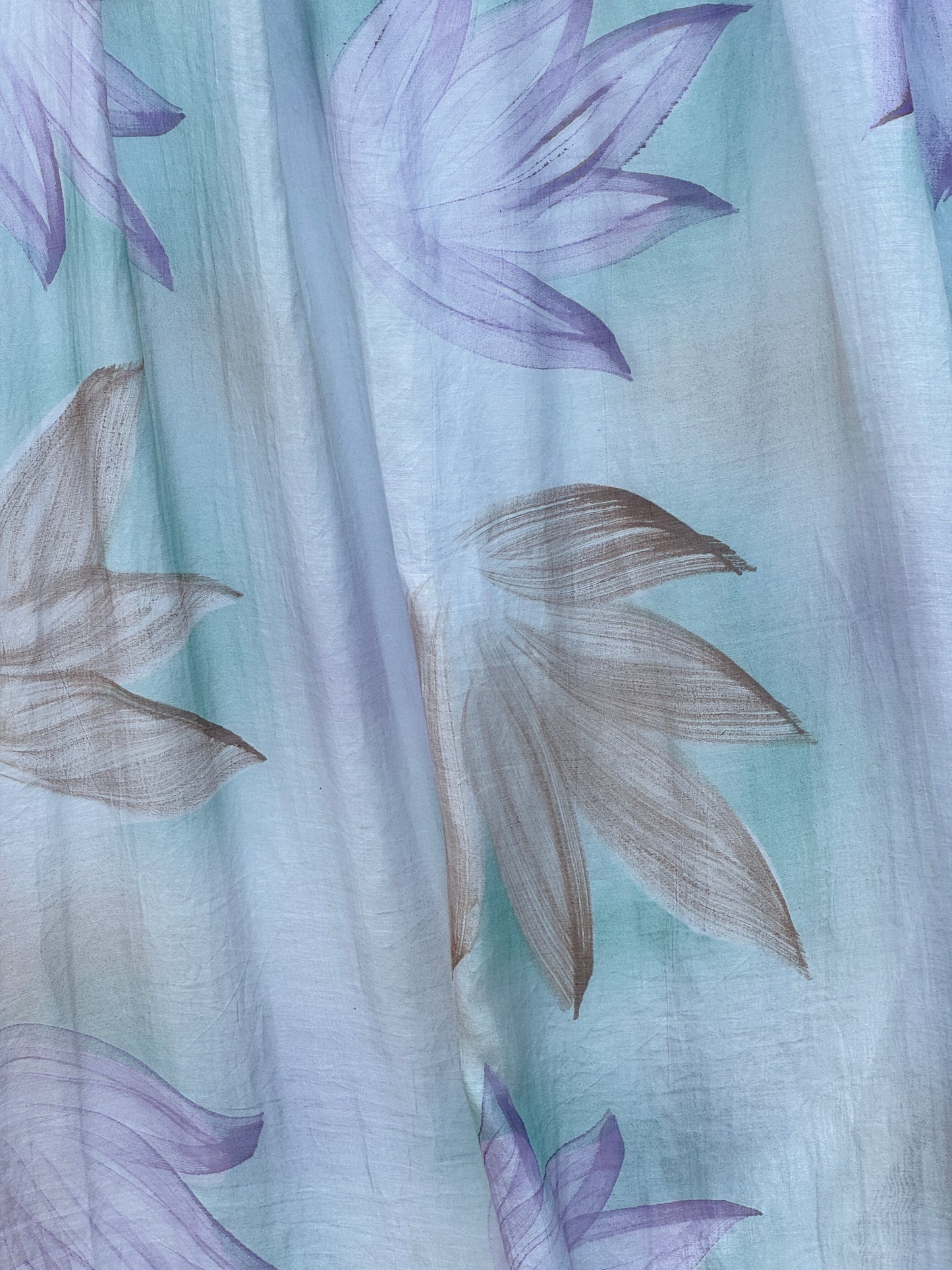 Hand Painted 40 gm Banarasi Chanderi Fabric
