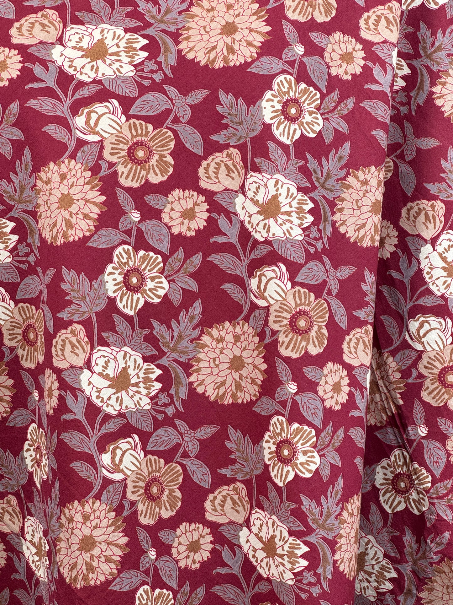 Discharge Printed Cotton Fabric