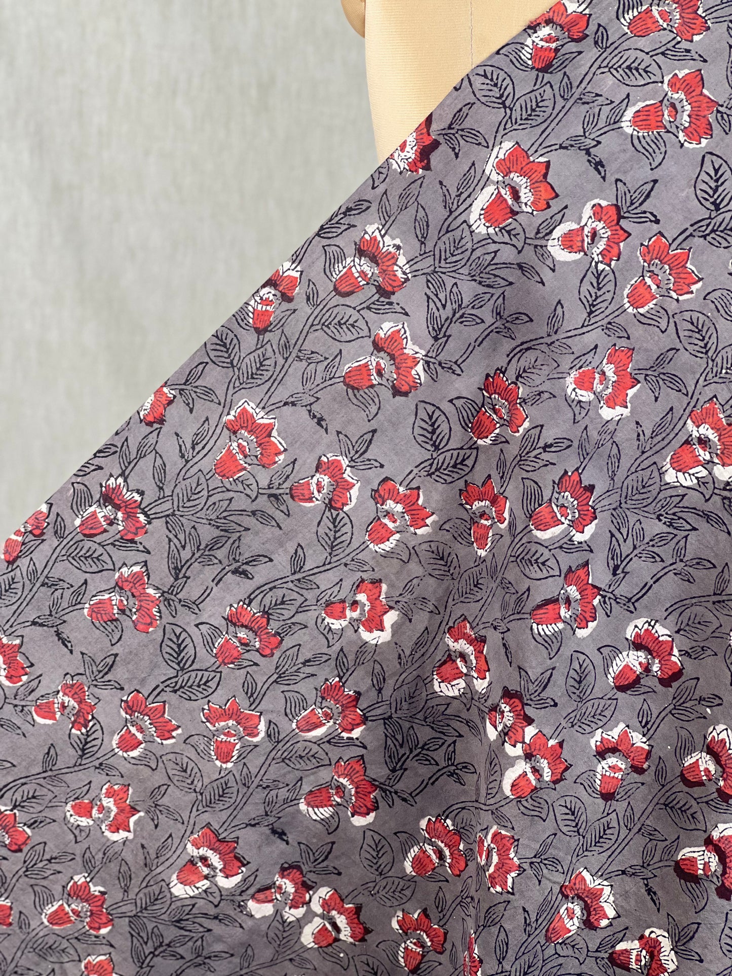 Bagru Hand-Printed Cambric Cotton Fabrics