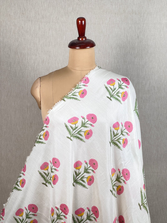 Printed Muslin Fabric