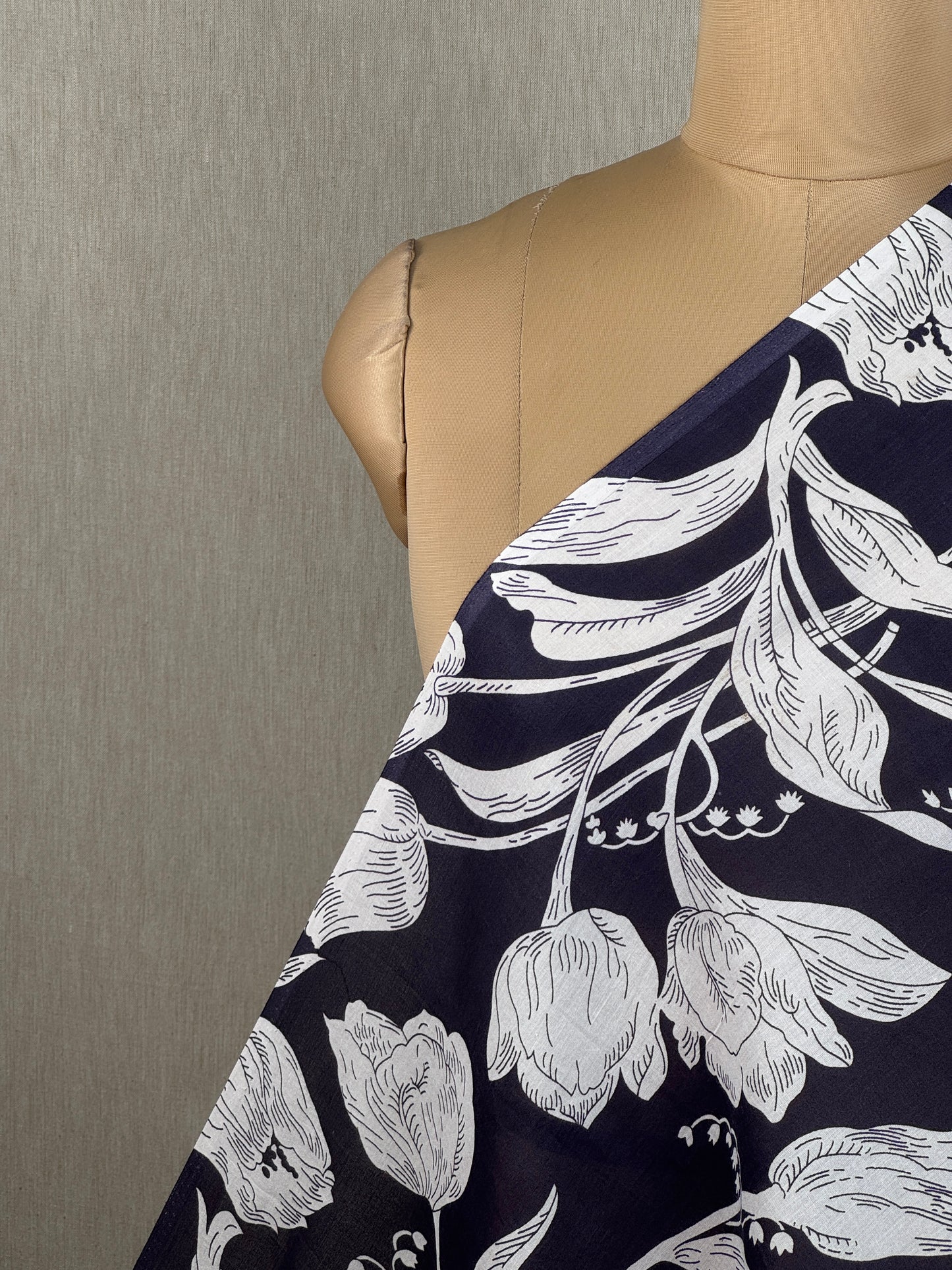 Printed Mulmul Cotton  Fabric