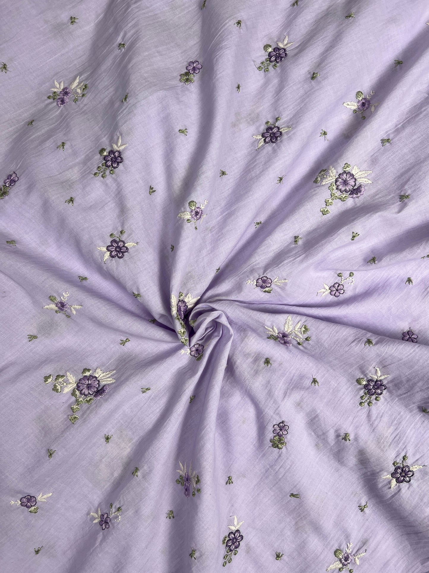 Embroidered Cotton Fabric