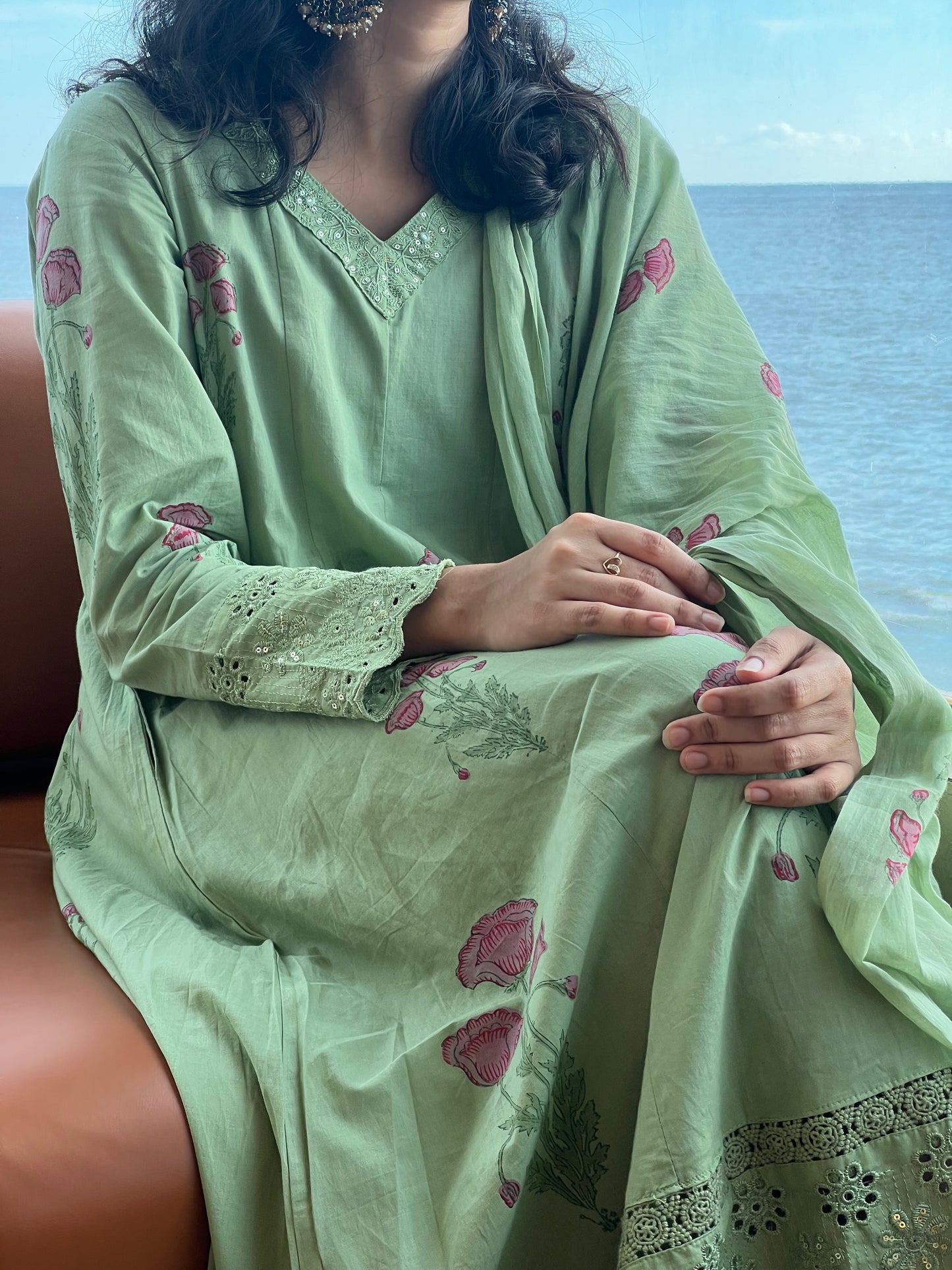 Block Printed Cotton Salwar Suit